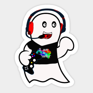 Gamer Ghost Sticker